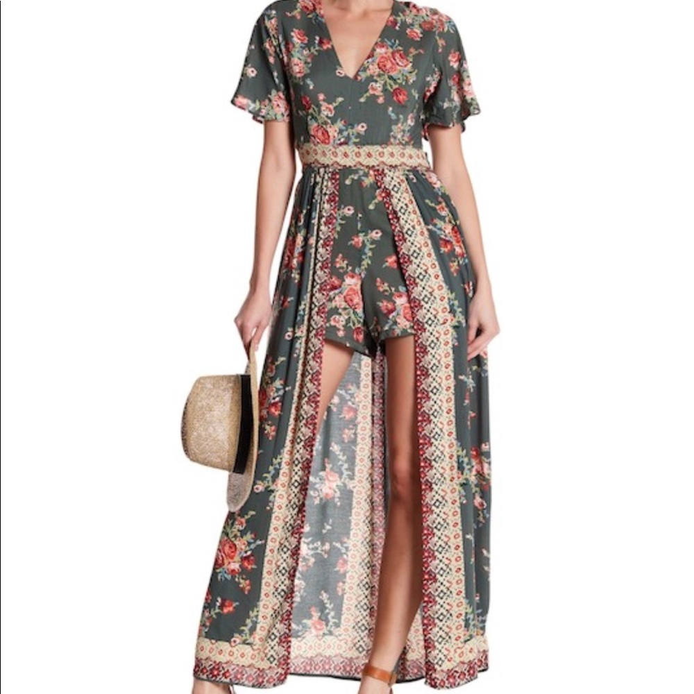 Angie maxi with shorts under!